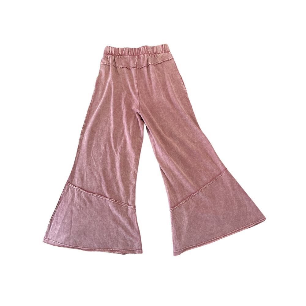 Zenana Wide Leg Boho Palazzo Pants - Picture 3 of 3